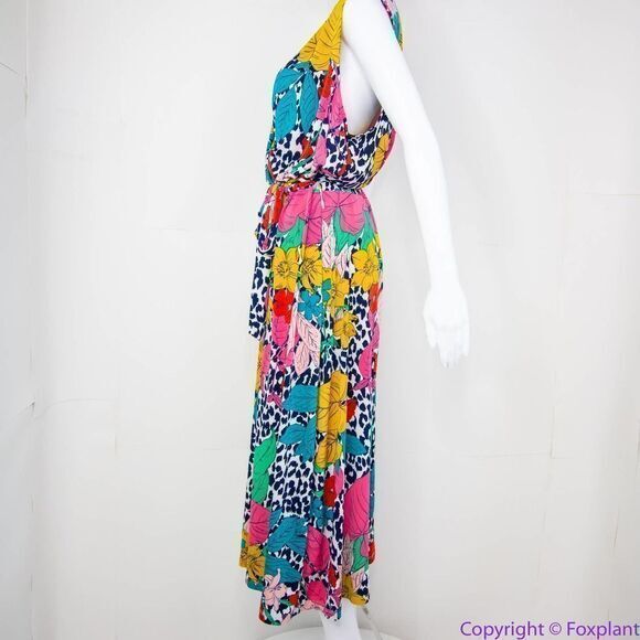 NEW Leota Wild Tropics‎ Justine Sleeveless Faux Wrap Dress, 2X - Picture 13 of 16